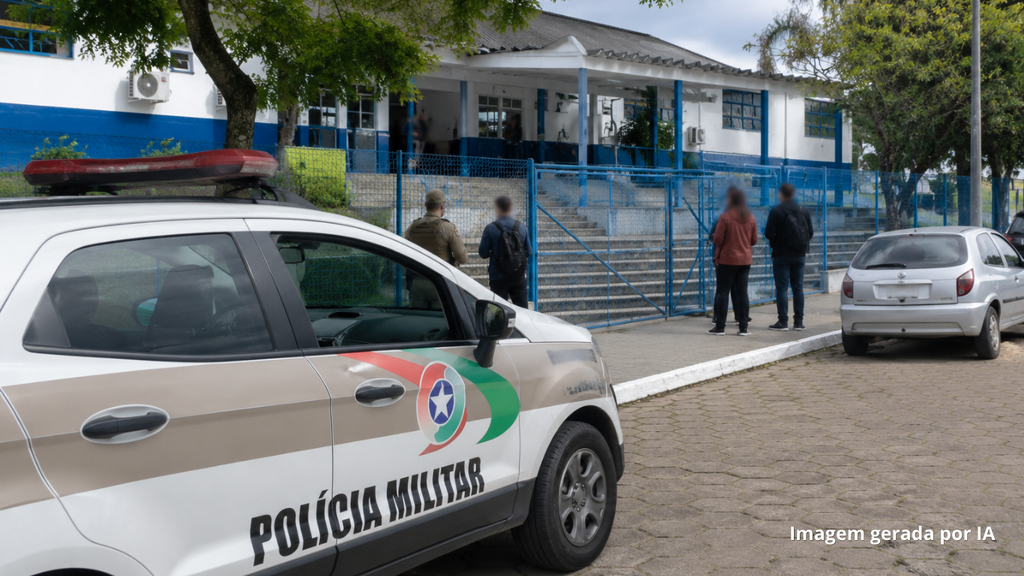 Trabalho em grupo sai do controle e termina em socos, chute e ocorrência policial em Imbituba