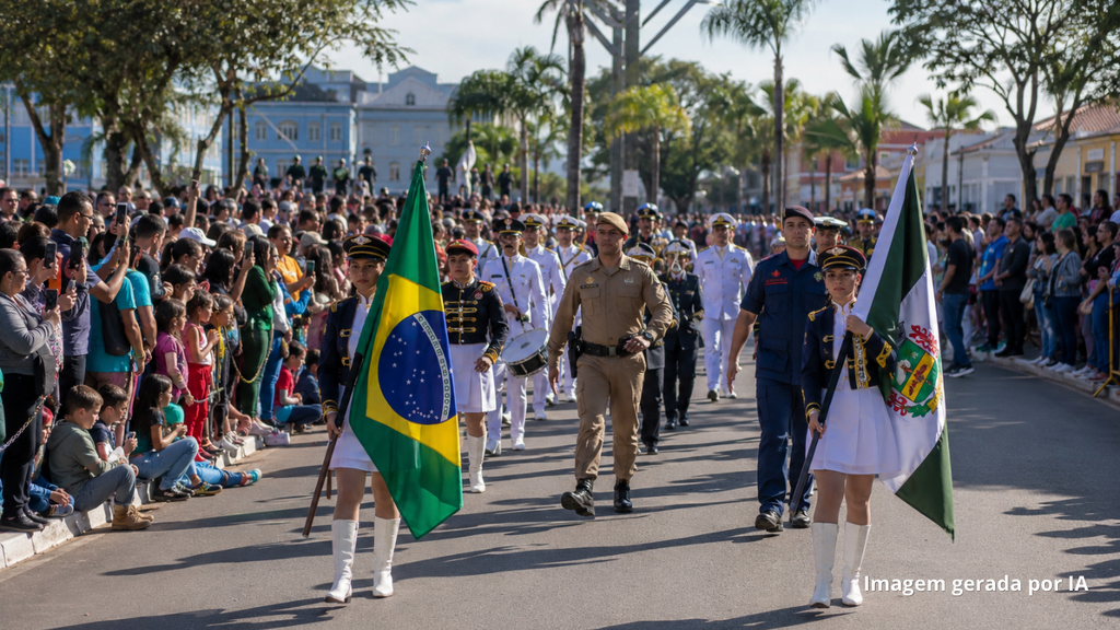 Desfile de 7 de Setembro em Laguna terá forças de segurança, escolas e grupos culturais