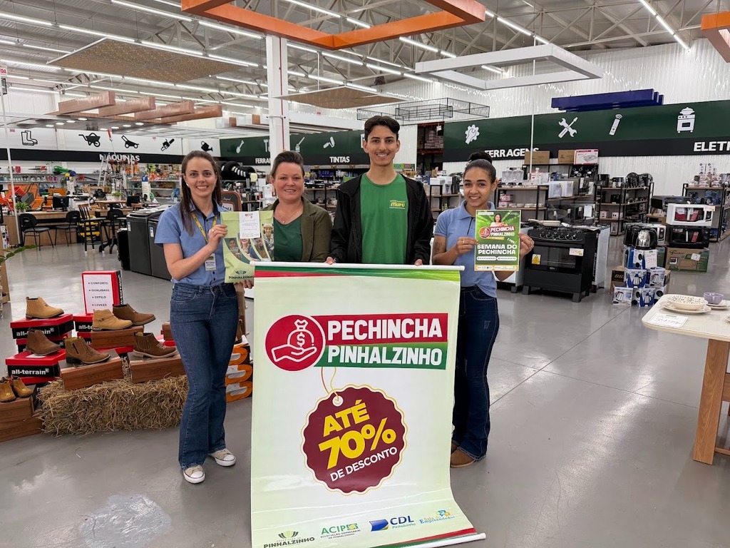 Pechincha Pinhalzinho chega à 7ª edição com descontos de até 70%
