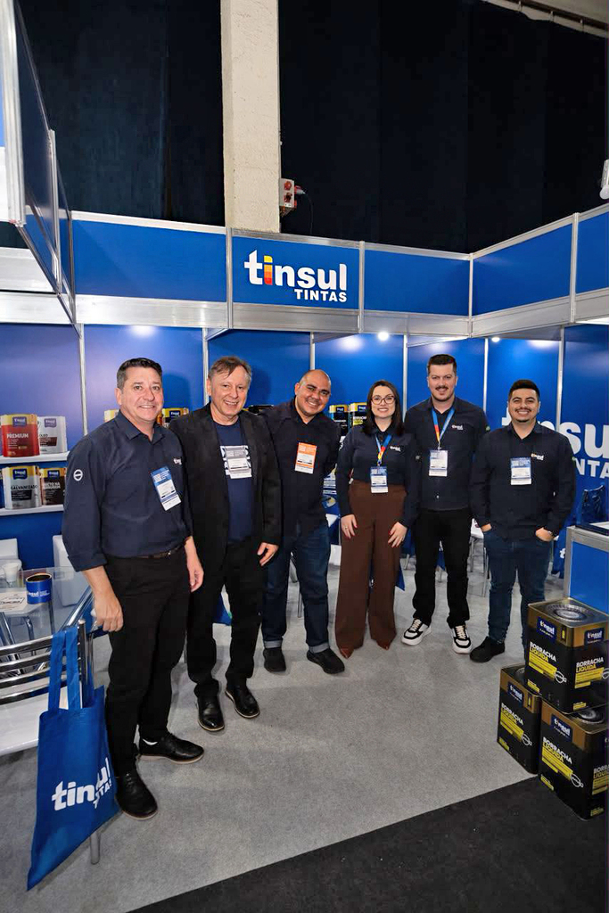 Tinsul Tintas participa da Expomatcon 2026 e fortalece conexões com o mercado da construção