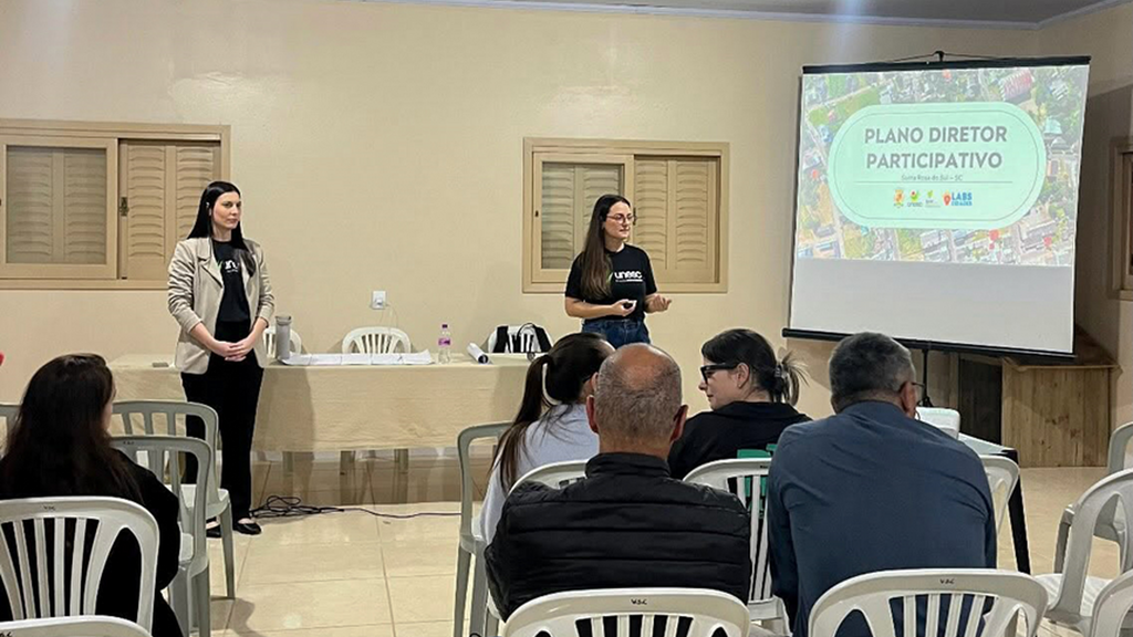 ENCONTRO DO PLANO DIRETOR DE SANTA ROSA DO SUL  REÚNE A COMUNIDADE DE VILA SÃO CRISTÓVÃO