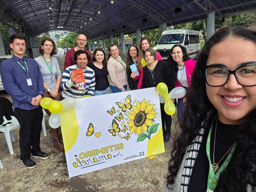 Promovida ação de conscientização sobre o Setembro Amarelo