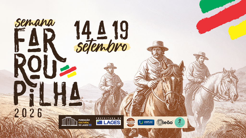 Semana Farroupilha 2026 terá música, dança, workshop e encontro de CTGs em Lages