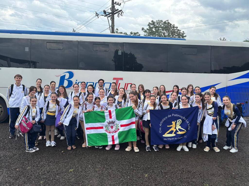 Patinação artística de São Miguel do Oeste conquista resultados expressivos na 6ª Copa Oeste
