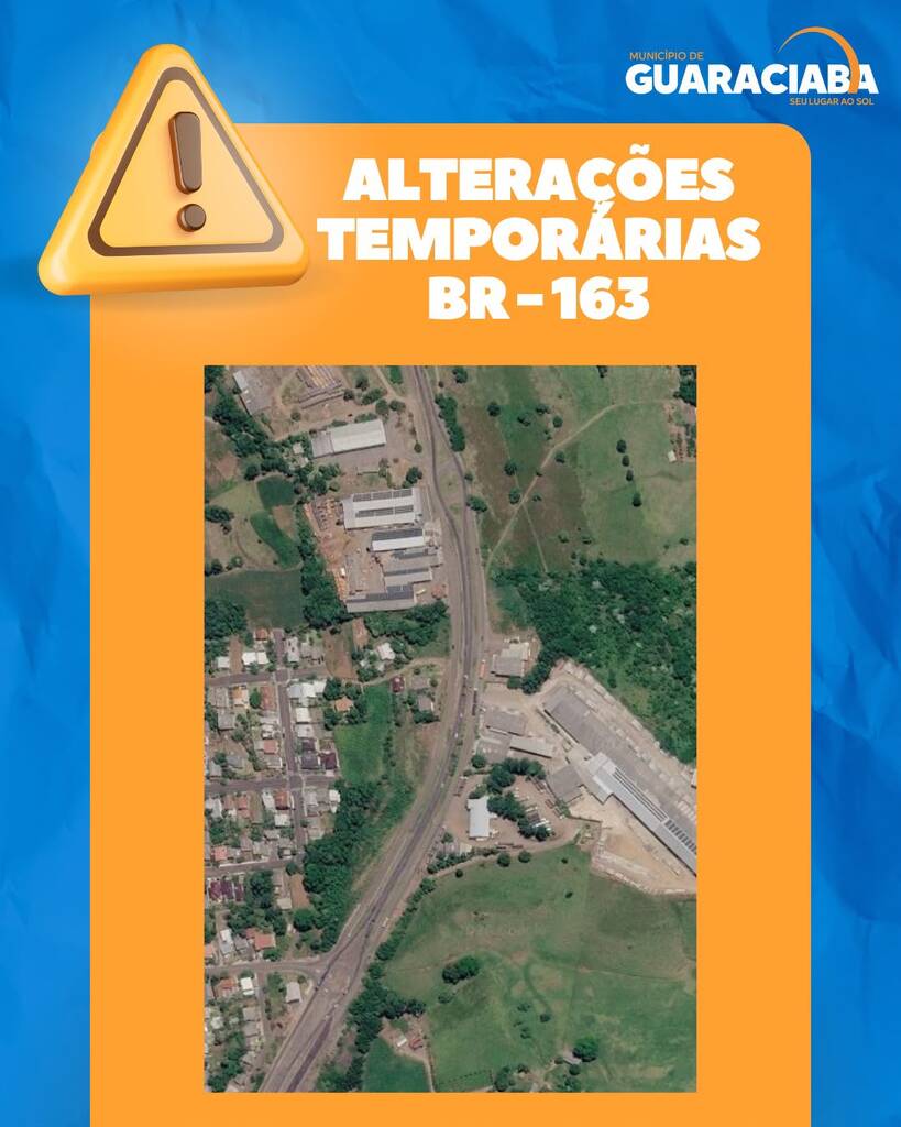 Dnit informa alteração no acesso pelo trevo sentido São José do Cedro nesta quarta