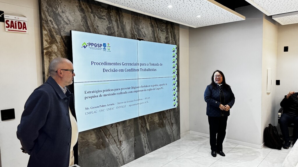 Pesquisa da UNIPLAC mostra caminhos para reduzir conflitos trabalhistas nas empresas de Lages