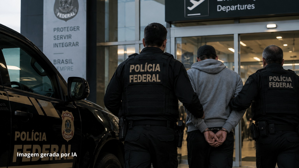 Estrangeiro procurado pela Interpol é preso pela Polícia Federal em Florianópolis