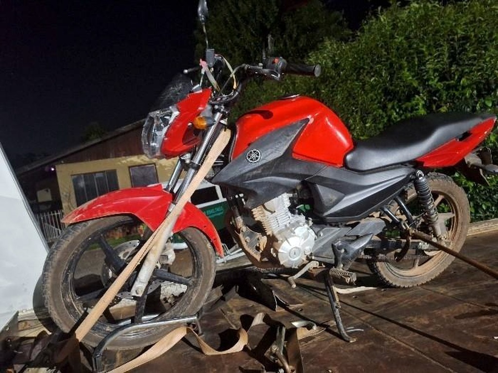 Polícia Militar recupera motocicleta furtada na região