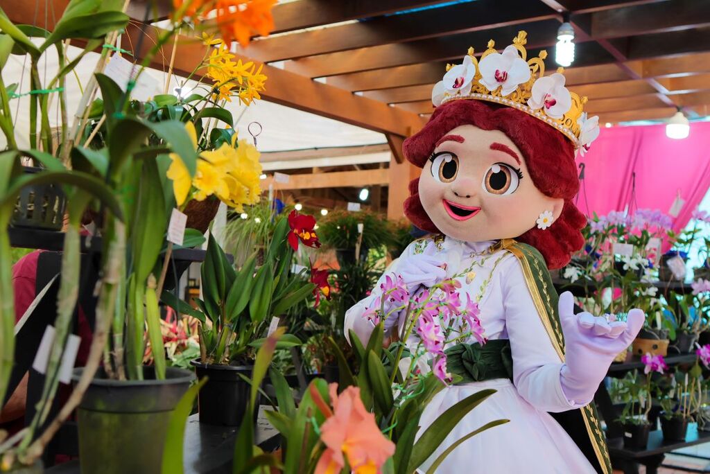 Festa das Flores apresenta nova mascote que homenageia a orquídea símbolo de Joinville