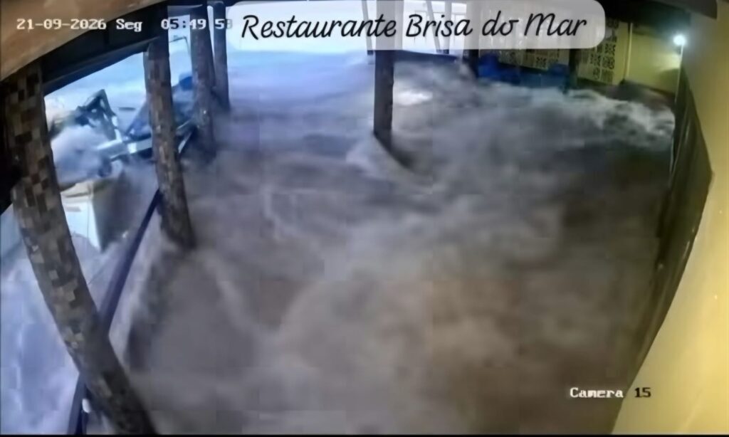 Santa Catarina registra tsunami meteorológico no Litoral Sul