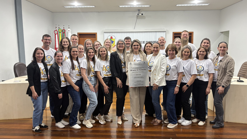 APAE de Itapiranga recebe homenagem pelos 40 anos de atuação