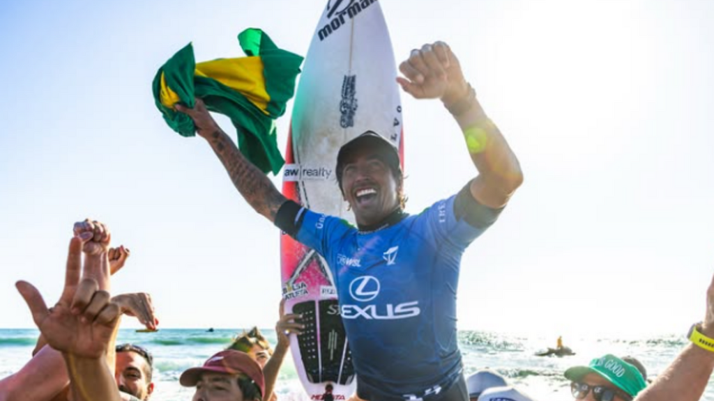 De Garopaba para o mundo, Miguel Pupo vence etapa da WSL na Califórnia
