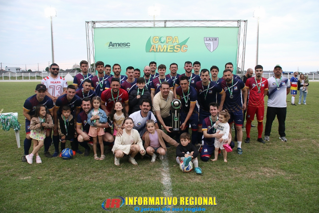 SÃO JOÃO DO SUL CONQUISTA O VICE-CAMPEONATO DA COPA AMESC DE FUTEBOL