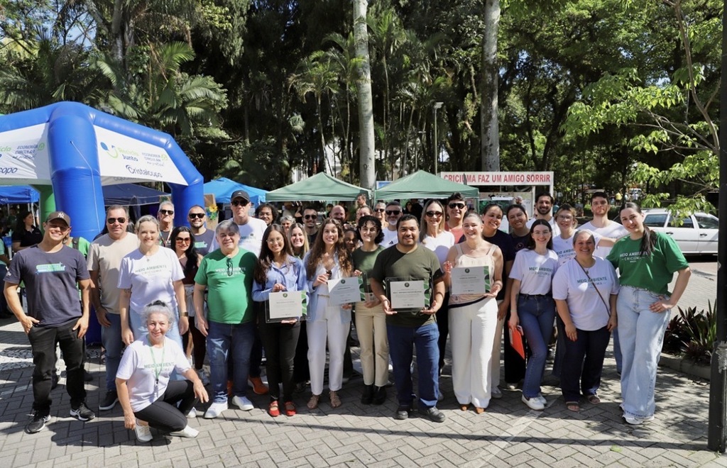 Instituições são reconhecidas com Selo Amigo do Meio Ambiente da Prefeitura de Criciúma