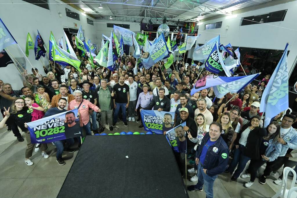 Na reta final da campanha, Lucas Neves realiza encontro com grande público em Otacílio Costa