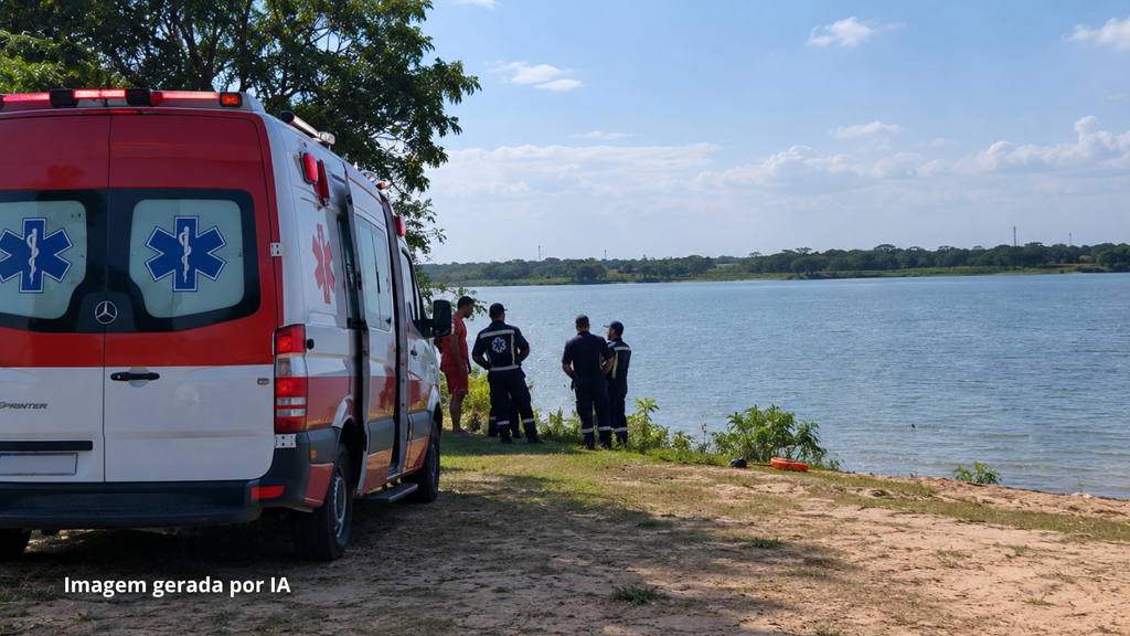 Tentativa de salvar criança termina com três pessoas mortas afogadas em lagoa