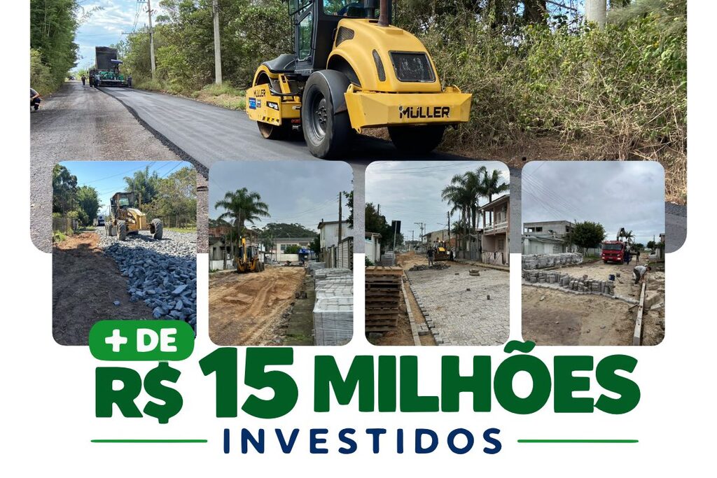 GESTÃO DO PREFEITO DELCI DIMER INVESTE MAIS DE 15 MILHÕES NOS BAIRROS EM TORRES