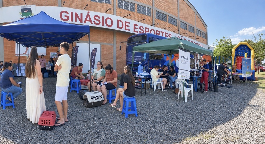 Ação em Estação Cocal aproxima serviços públicos da comunidade e promove cuidados ambientais