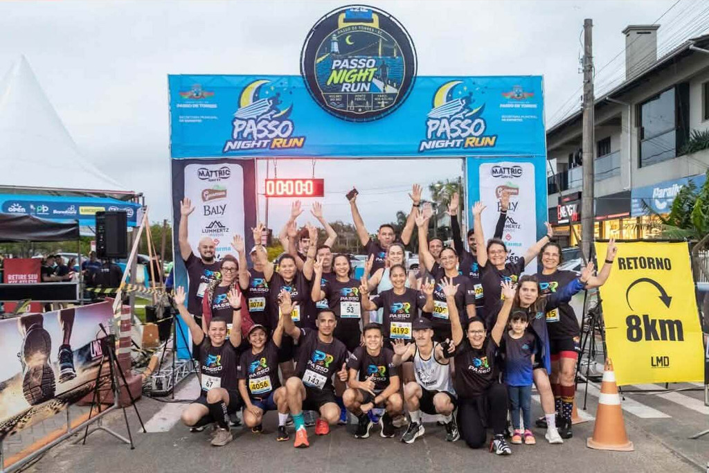 PASSO NIGHT RUN REÚNE MAIS DE 500 PARTICIPANTES EM PASSO DE TORRES