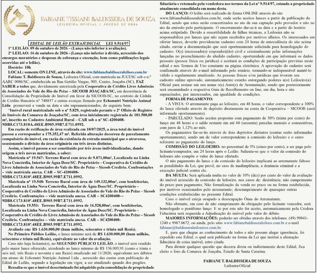PUBLICAÇÃO LEGAL