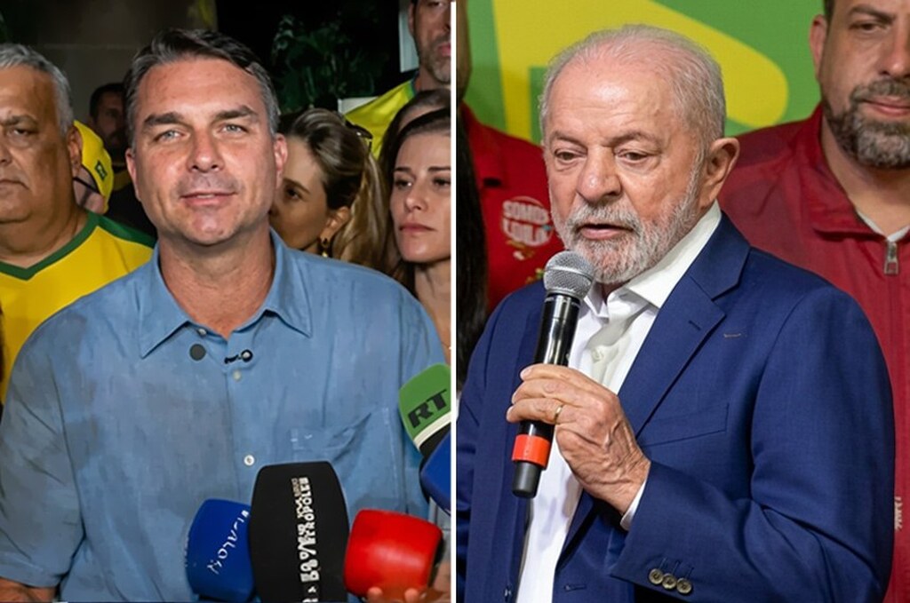 Flávio Bolsonaro e Lula disputam o segundo turno das eleições para presidente