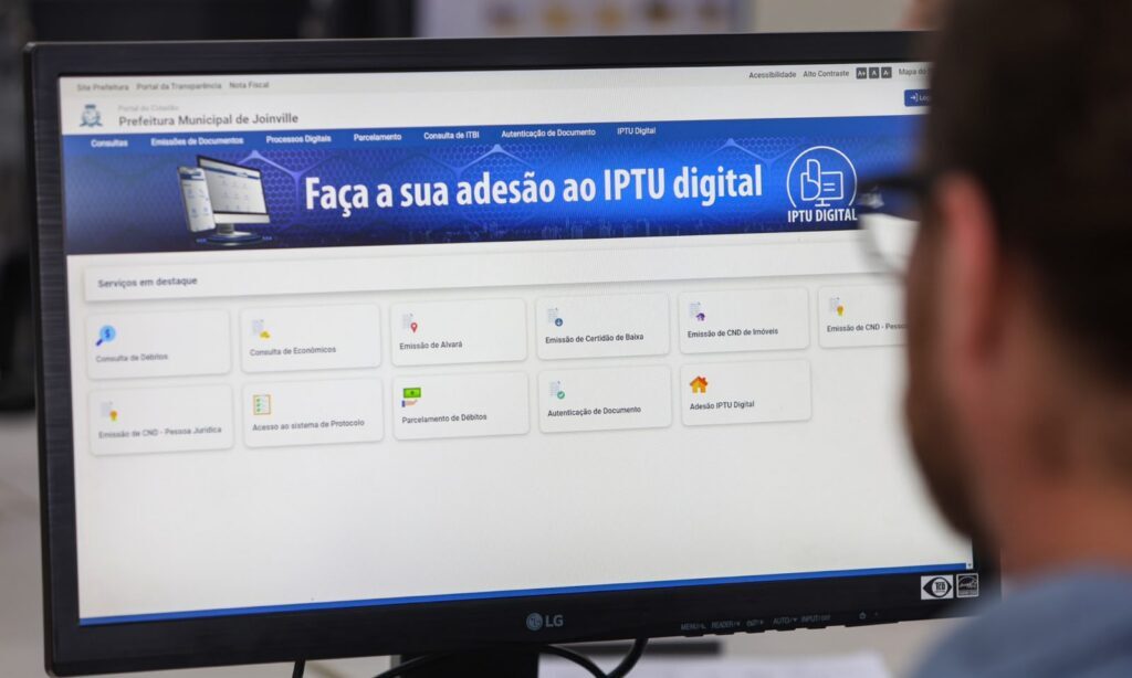 Prefeitura de Joinville cria IPTU Digital com acesso ao carnê de forma online