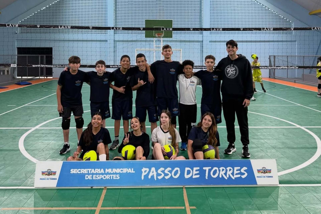 COMEÇOU O MUNICIPAL DE VOLEIBOL DE PASSO DE TORRES!