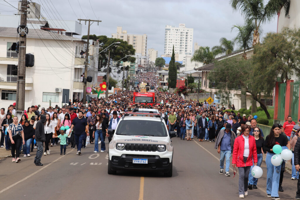 49ª Romaria de Nossa Senhora Aparecida reúne aproximadamente 70 mil fiéis em Campos Novos