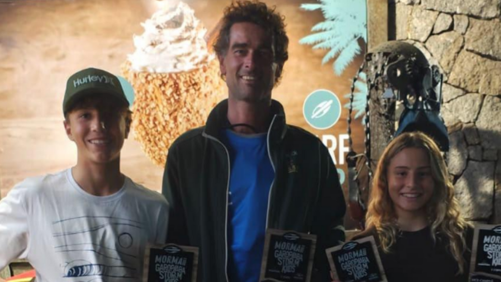 Jovens surfistas de Balneário Camboriú conquistam quatro pódios em competição realizada em Garopaba