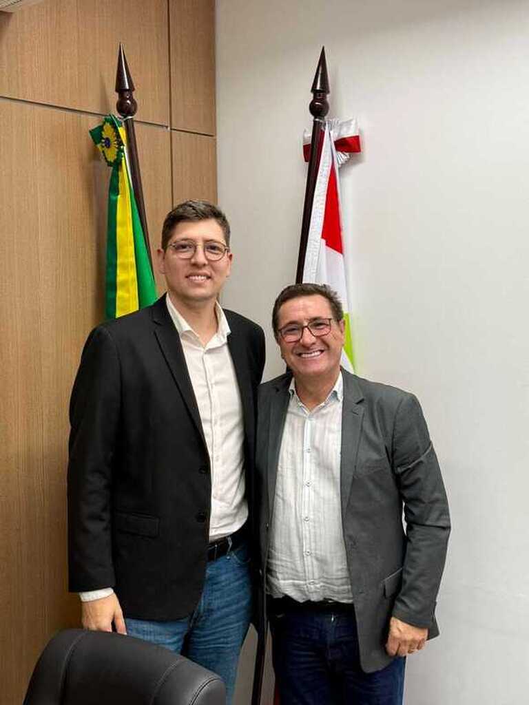 Presidente da Adjori/SC visita novo secretário de Estado da Comunicação