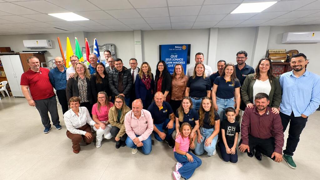 Capinzal recebe visita oficial do Governador do Distrito 4.740 do Rotary