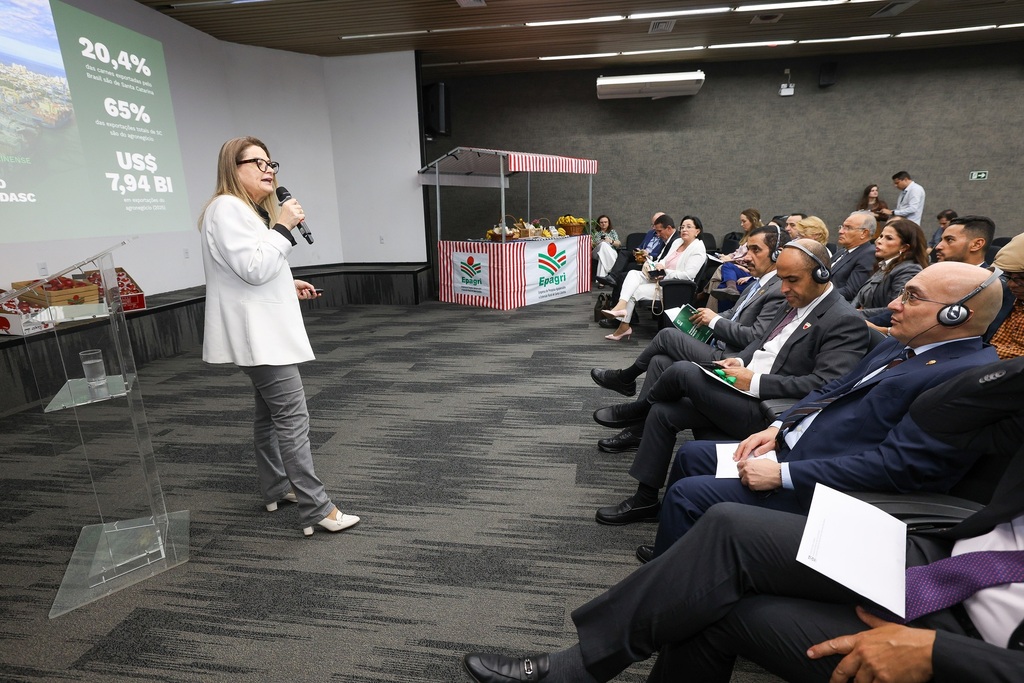 Santa Catarina apresenta potencial do agronegócio para representantes de países árabes