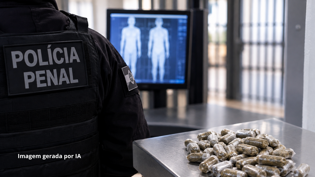 Adolescente de 13 anos é flagrada com 32 pacotes de droga no corpo em presídio de SC