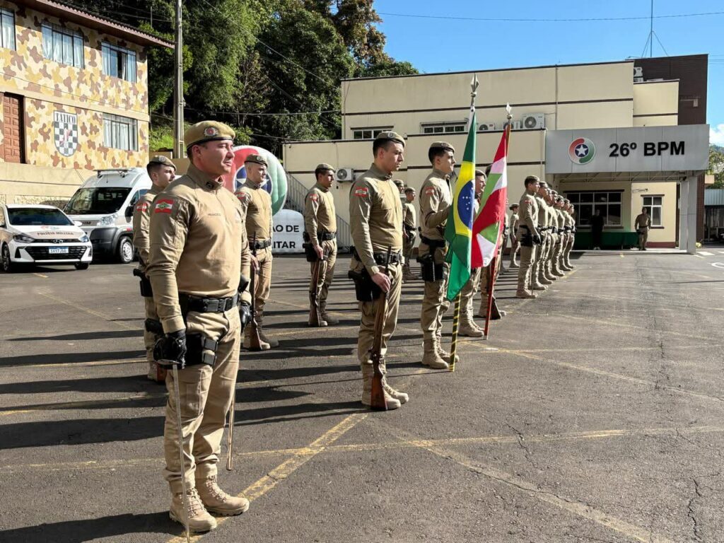 Polícia Militar celebra aniversários do 10º CRPM e 26º BPM em Herval d’Oeste