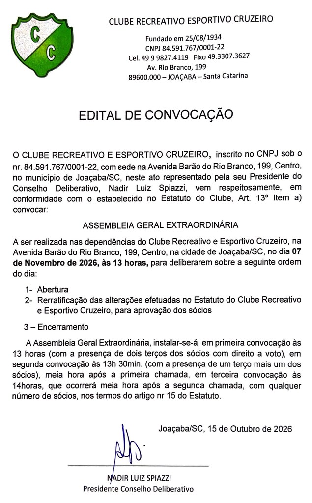 PUBLICAÇÃO LEGAL