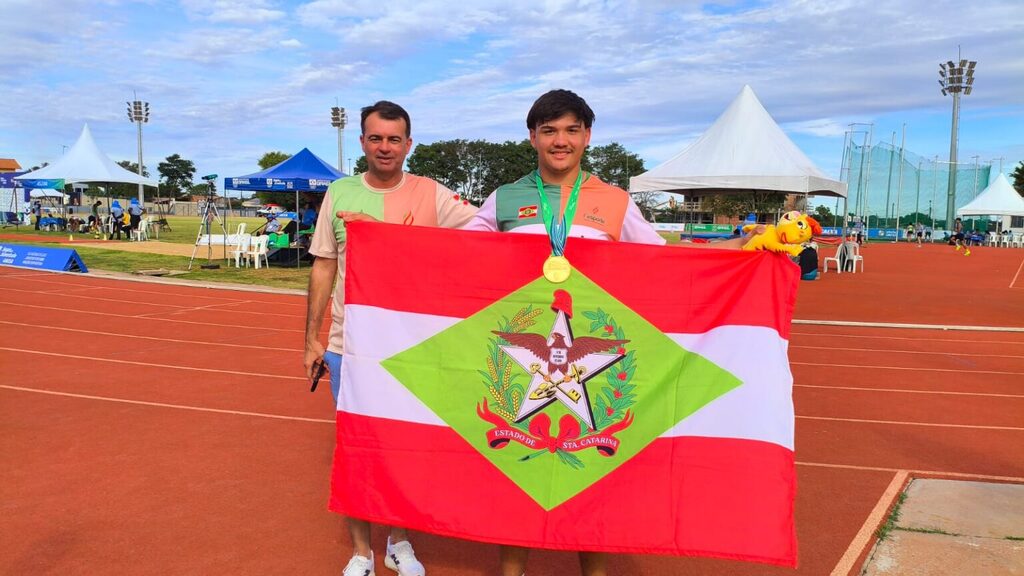 Gustavo Michel garante o 1º ouro para SC nos Jogos da Juventude