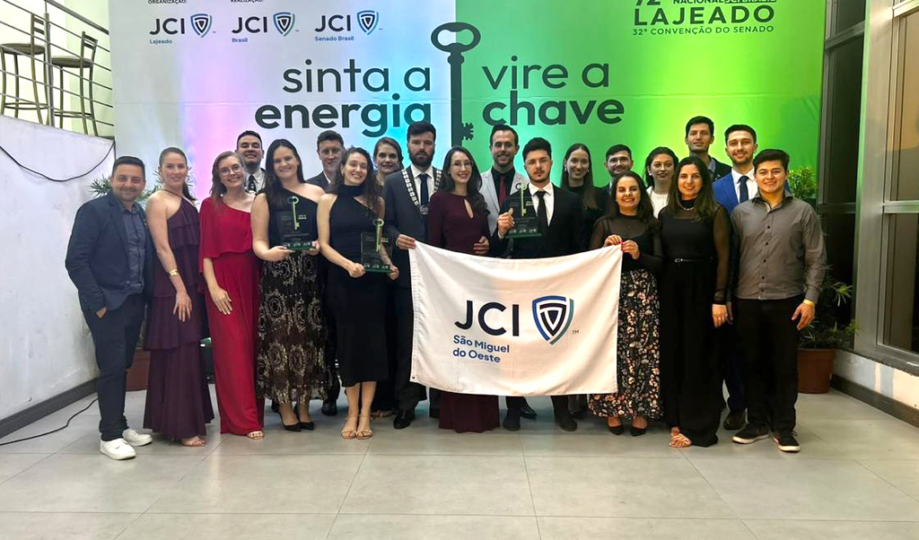 JCI São Miguel do Oeste conquista destaque nacional
