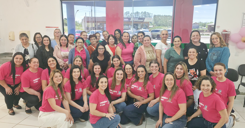 SAÚDE DE SÃO JOÃO DO SUL PROMOVE “O DIA D”  DO OUTUBRO ROSA NO ESF DA VILA SANTA CATARINA