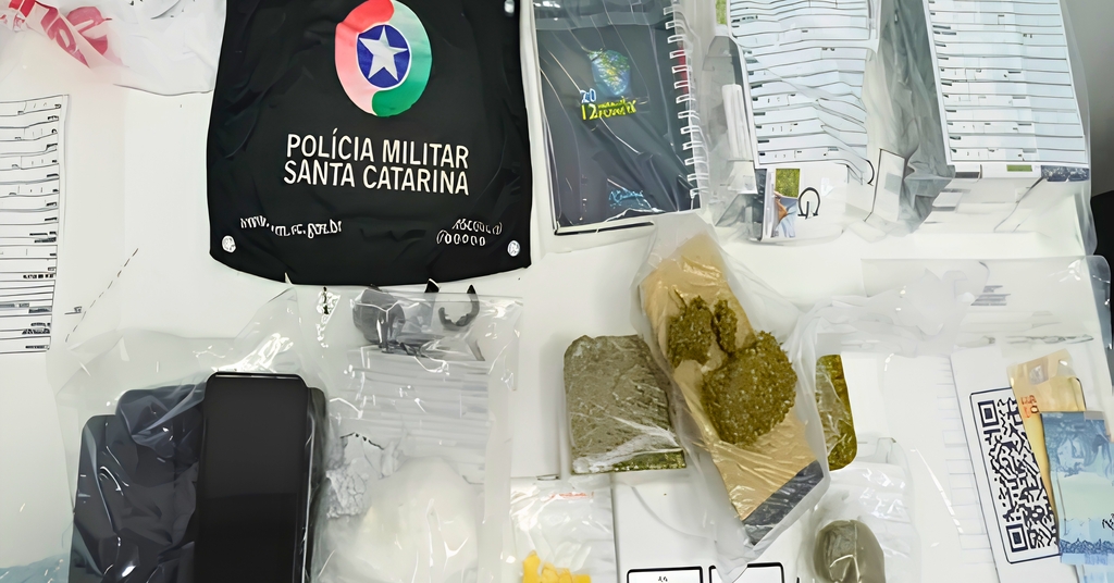 Polícia encontra drogas em residência e em bolsas de roupas durante ocorrência em Taió