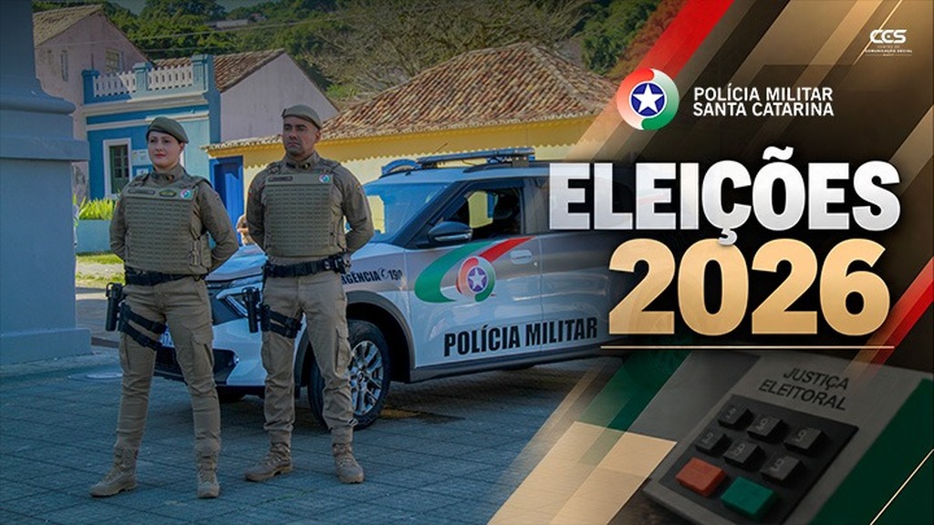 Polícia Militar de SC mantém no segundo turno a mesma operação do primeiro