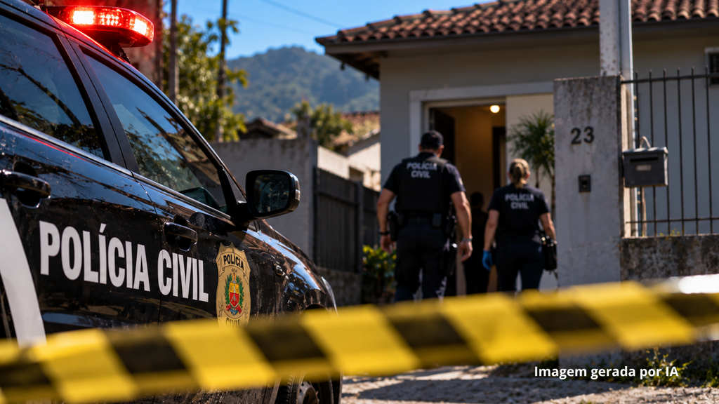 Mulher é encontrada sem vida na casa do ex em Santa Catarina; suspeito é procurado pela polícia