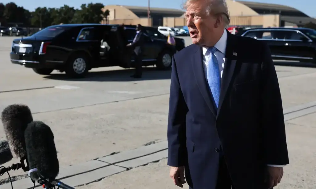 Trump diz que não vai se 