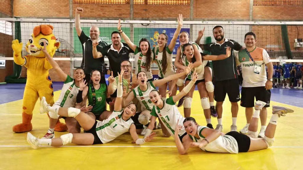 Santa Catarina conquista dois títulos no vôlei e se destaca nos Jogos da Juventude 2026