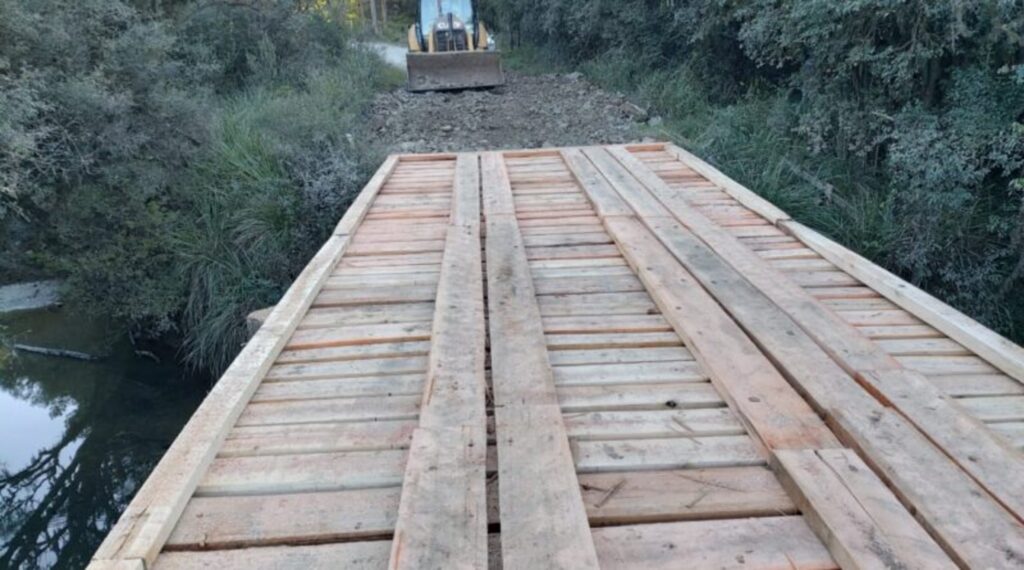 Palmeira inicia construção de nova ponte em Rancho de Tábuas
