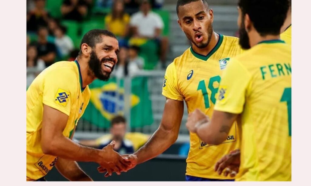  - Brasil supera Japão e se classifica às oitavas do Mundial de Vôlei - © Reprodução Twitter/CBV