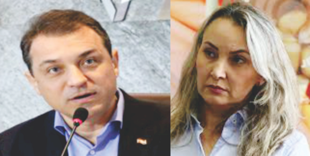 Foto montagem (imagens da RCN) - Moisés e Daniela