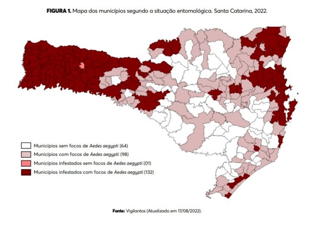 Região segue em situação de alerta com relação à dengue