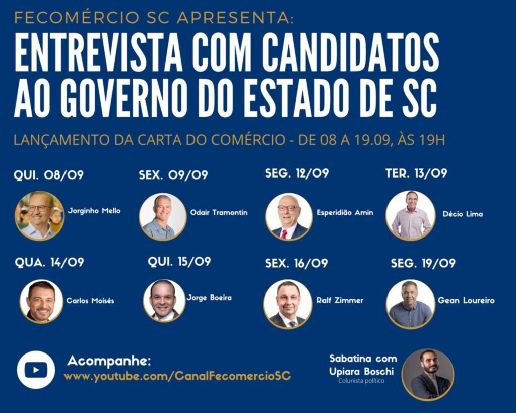 Fecomércio realiza sabatina com candidatos