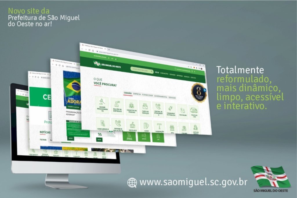 Prefeitura de São Miguel do Oeste lança novo site e Portal da Transparência