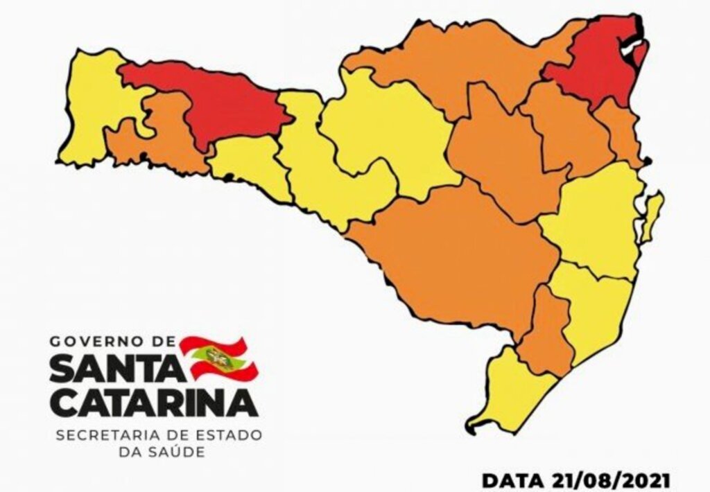 Matriz de Risco aponta duas regiões em vermelho